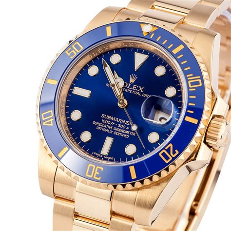 rolex gold automatic watch price|rolex submariner 18k gold price.